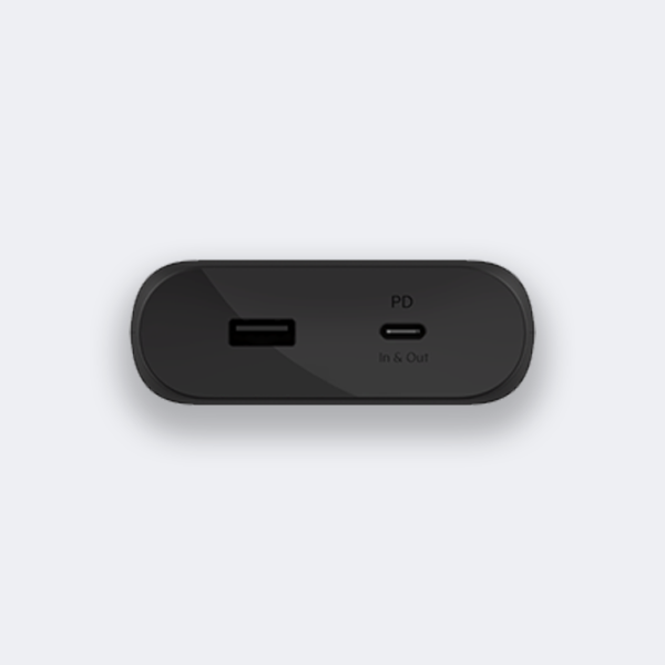 BELKIN 20K POWER BANK USB-C 30W PD,  1X12W USB-A, 0.6M USB-C CABLE, BLACK - Image 3