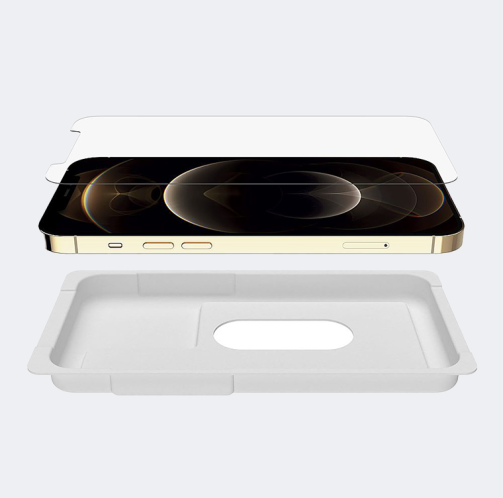 BELKINSCREENFORCEUltreGlassTreatedScreenProtectorforiPhone12ProMax3