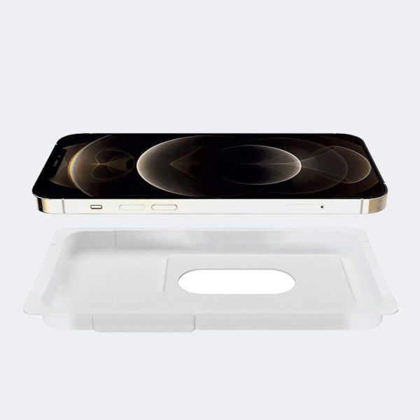 BELKIN SCREENFORCE™ Tempered Glass Privacy Treated Screen Protector for iPhone 12 Pro Max - Image 4