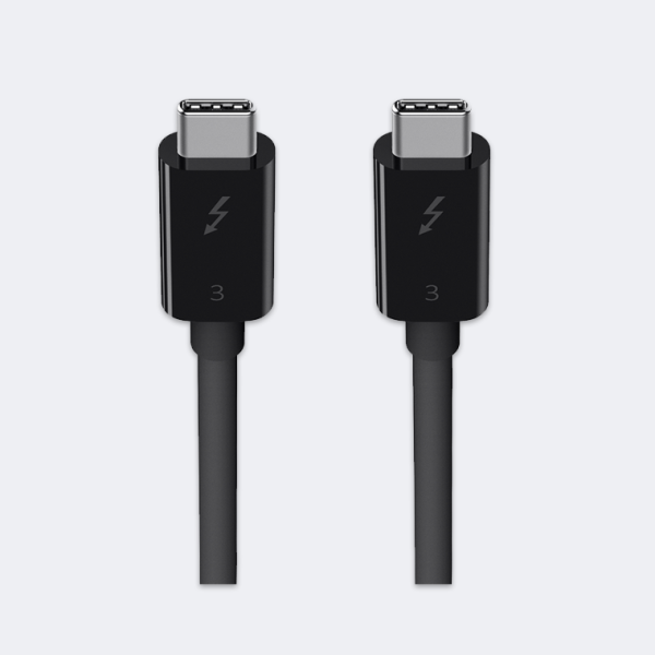 BELKIN THUNDERBOLT 3 CABLE (UB C TO USB C 100W) 0.8M - Image 2