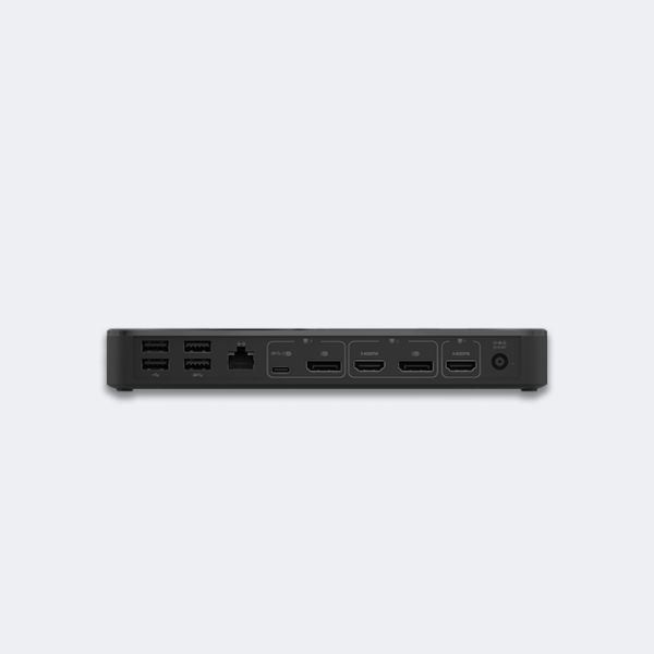USB-C Triple Display Dock. 2xHDMI 2.0, 2x DP 1.4, 2x USB-C (1xUpstream, 1xDownstream), 5xUSB3.0, PD 85W, GbE, Audio In/Out - Image 2