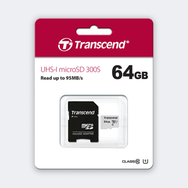 Transcend 64GB microSD w/ adapter UHS-I U1 A1 microSDXC I, C10, U1, A1 (with adapter) / 3D NAND Flash - Image 4