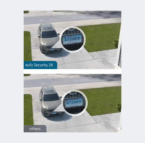 eufy Floodlight Cam E 2K B2B - Europe (excluded UK plug) White Iteration 1 - Flawless 2k surveillance