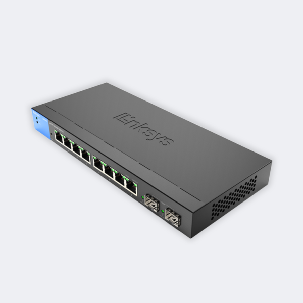 8-Port Managed Gigabit Ethernet Switch with 2 1G SFP Uplinks TAA Compliant LGS310C - Image 3