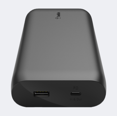 BELKIN 20K POWER BANK USB-C 30W PD, 1X12W USB-A, 0.6M USB-C CABLE, BLACK5