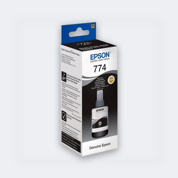 EPSON T7741 PIGMENT BLACK INK BOTTLE 140ML (L655, L1455) - Image 2