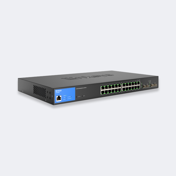 24-Port Managed Gigabit PoE+ Switch 250W with 4 1G SFP Uplinks TAA Compliant LGS328PC - Image 2