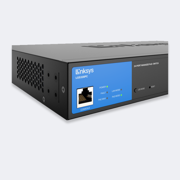 24-Port Managed Gigabit PoE+ Switch 250W with 4 1G SFP Uplinks TAA Compliant LGS328PC - Image 4