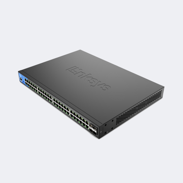 48-Port Managed Gigabit PoE+ Switch with 4 10G SFP+ Uplinks 740W TAA Compliant LGS352MPC - Image 3