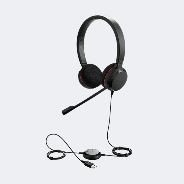 JABRA EVOLVE 20 MS STEREO USB HEADBAND MICROSOFT OPTIMIZED - Image 2