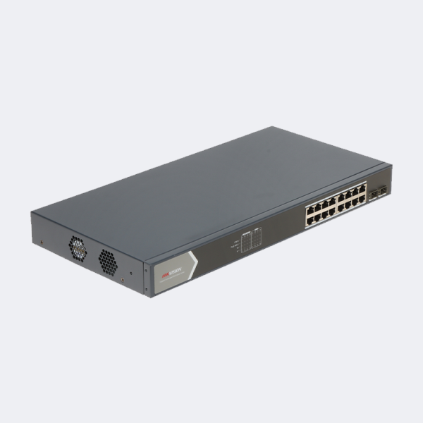 Hikvision 16 Port Gigabit Unmanaged POE Switch DS-3E0518P-E/M - Image 2