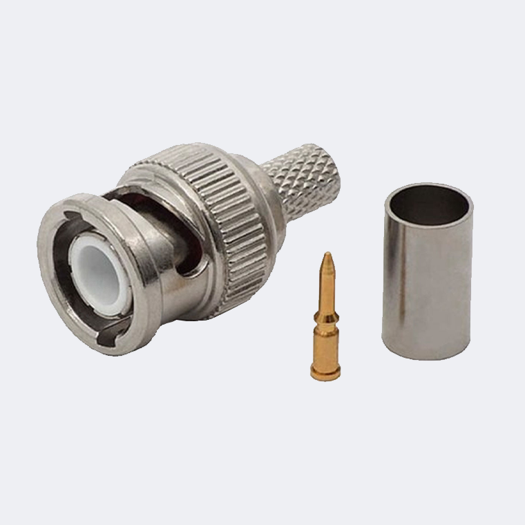 BNC Male Crimp 3 Pieces