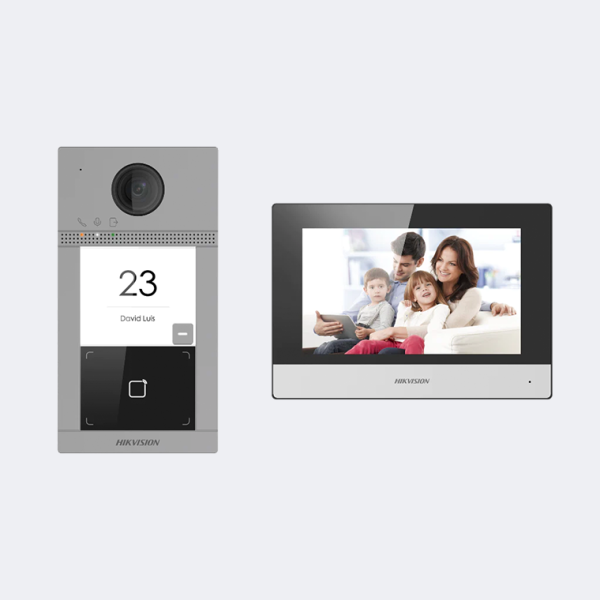 HIKVISION DS-KIS604-P(B) IP video intercom kit