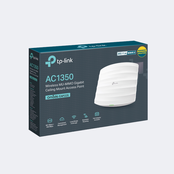 TP-LINK AC1350 Wireless MU-MIMO Gigabit Ceilling Mount Access Point (EAP225) - Image 4